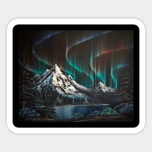 Majestic Northern Lights Sticker